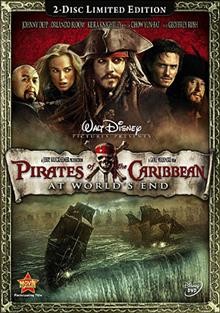 Pirates of the Caribbean : at world's end / [videorecording] (2-disc edn.) / Walt Disney Pictures in association with Jerry Bruckheimer Films ; produced by Jerry Bruckheimer ; written by Ted Elliott & Terry Rossio ; directed by Gore Verbinski.