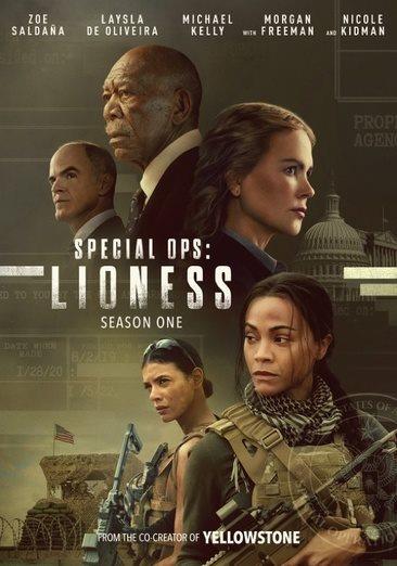 Special Ops :  Season one. /  [dvd] :  Lioness.  MTV Entertainment Studios presents ; in association with 101 Studios ; created by Taylor Sheridan ; written by Taylor Sheridan and Thomas Brady ; directed by John Hillcoat, Anthony Byrne, Paul Cameron ; Cinestar ; Blossom Films ; Bosque Ranch Productions ; 101 Studios ; MTV Entertainment Studios.