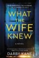 What the wife knew : a novel  Cover Image